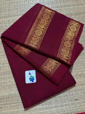 KCP001 – Rettaipettu Border plain body Cotton saree