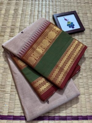 BS006 – Handwoven Buttas over Body and Pallu