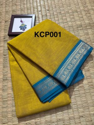 Kanchi Cotton sarees with Small Border KCP001