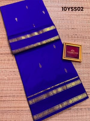 10 yards Madisar Handwoven Butta Semi Kanchipuram Silk – 10YSS02