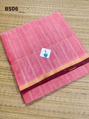 Peshwai Bamboo Silkcotton Handwoven Sarees – BS06