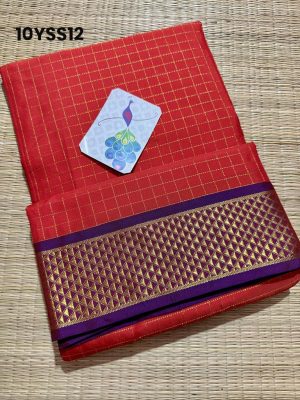 Madisar sarees -Semi silk saree with Rich pallu -10YSS12