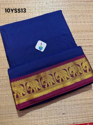 Madisar sarees -Semi silk saree with Rich pallu -10YSS13