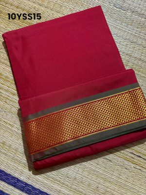Madisar sarees -Semi silk saree with Rich pallu -10YSS15