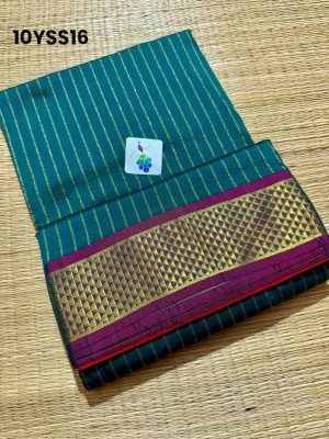 Madisar sarees -Semi silk saree with Rich pallu -10YSS16