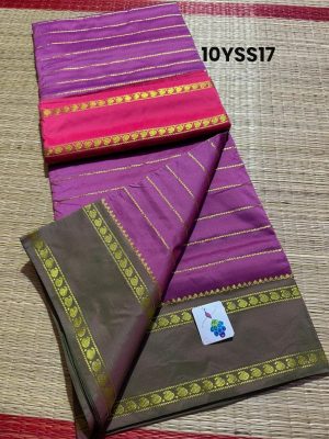 Madisar sarees -Semi silk saree with Rich pallu -10YSS17