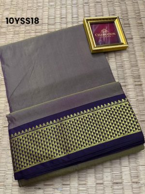 Madisar sarees -Semi silk saree with Rich pallu -10YSS18