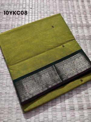 10 .5 yards(9.5meter )yards kanchi cotton sarees -10YKC08