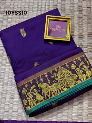 Madisar sarees -Semi silk saree with Rich pallu -10YSS10