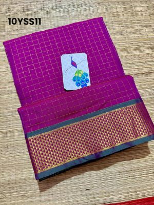 Madisar sarees -Semi silk saree with Rich pallu -10YSS11